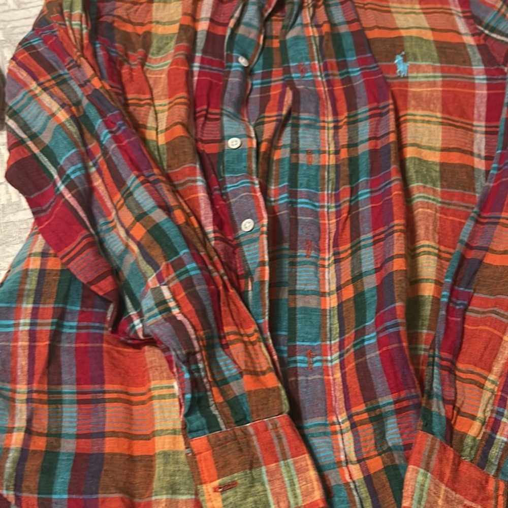Child’s large Ralph Lauren linen shirt